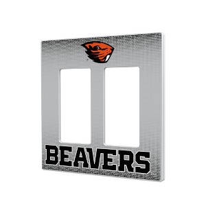 NCAA Pac-12 Universities Linen Hidden-Screw Light Switch Plate for Double Rocker - 1 of 4