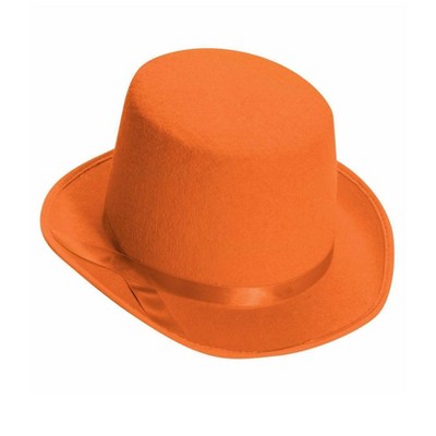 Forum Novelties Adult Orange Deluxe Top Hat