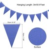 Unique Bargains Festive Wedding Birthday Party Home Decorations Pennant Flags Banner 10 Pcs - 2 of 4