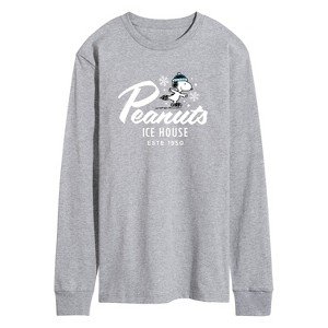 Men's - Peanuts - Peanuts Sports Long Sleeve Graphic T-Shirt - 1 of 4