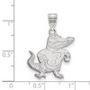 Black Bow Jewelry 10k White Gold Florida Gators NCAA Large Pendant - 2 of 3