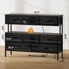 WOWLIVE 9 Dresser TV Stand with Charging Station and LED Lights, Entertainment Center for Living Room Bedroom - 2 of 4