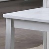Solid Wood Side Chair (Set of 2) with Shaped Seat, Twist Tie Back Design, Compatible with Naples Dropleat Table - 4 of 4