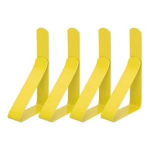 Unique Bargains Stainless Steel Windproof Anti-Rust Tablecloth Clips 4 Pcs - 1 of 4