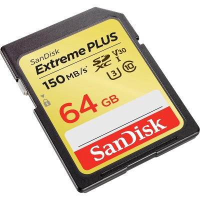 SanDisk Extreme Plus 64GB SD UHS-I Memory Card