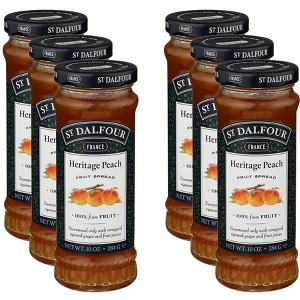 St. Daflour Heritage Peach Conserve - Case of 6 - 10 oz - 1 of 4