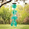 Woodstock Windchimes Capiz Waterfall Patina Green, Wind Chimes For Outside, Wind Chimes For Garden, Patio, and Outdoor Decor, 40"L - 4 of 4