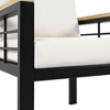 Maggift Outdoor Patio Seating Sets, Unique Design, Ideal for Conversations, Perfect for Gardens and Living Spaces, Beige, 64.2"*27.4"*35.4" - 4 of 4