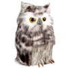 Northlight Standing Owl Christmas Figure - 7" - Ash Gray and White - 4 of 4