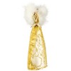 Northlight 10" Gold and White Angel Christmas Tree Topper, Unlit - 2 of 4