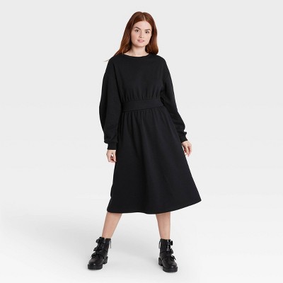 long sweatshirt dress