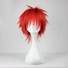 Unique Bargains Women Human Hair Wigs with Wig Cap Short Hair - 2 of 4