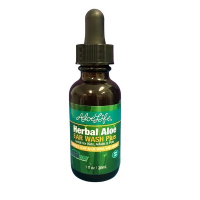 Terry's Herbal Ear Drops by Aloe Life  -  1 oz Liquid