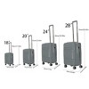 AENKYO 6-Piece Expandable Hardshell Luggage Set with 360¡ã Spinner Wheels - Lightweight Carry On Checked Travel Suitcase with TSA Lock - 2 of 4