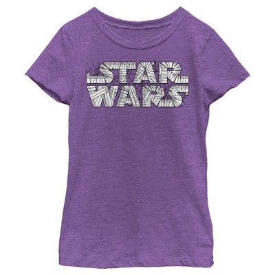 Girl's Star Wars: A New Hope Halloween Mummy Logo T-shirt : Target