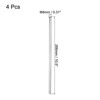 Unique Bargains Large Cocktail Coffee Juice Reusable Metal Straw 4 Pcs - 2 of 3