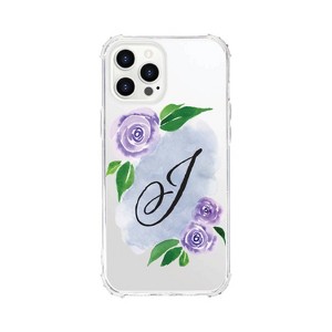 OTM Essentials Apple iPhone 15 Pro Monogram Clear Tough Edge Floral Script Case - 1 of 4