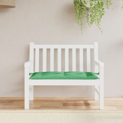 VidaXL Garden Bench Cushion Green 39.4"x19.7"x2.8" Oxford Fabric