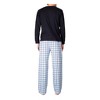 SLEEPHERO Crew Neck Long Sleeve Tee Shirt with Knit Pajama Pants with Pockets - 2 of 4