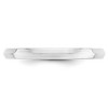 Black Bow Jewelry 2.5mm 14K White or Yellow Gold Knife Edge Comfort Fit Band - 3 of 4