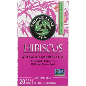 Triple Leaf Tea Hibiscus Tea. - 1 of 4