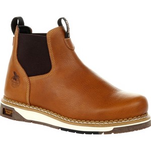 Men's Georgia Boot AMP LT Wedge Chelsea Work Boot - 1 of 4