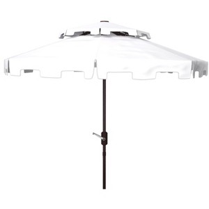 Zimmerman 9Ft Double Top Market Umbrella - PAT8200 - Safavieh - 1 of 4