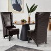 Grungis Velvet Accent Chairs with Soft Padded and Wooden Legs,Living Room Chairs with High-Back,Comfy Chairs for Living Room,Bedroom - 4 of 4