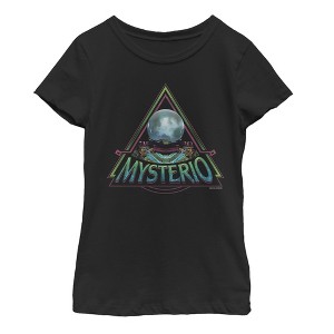 Girl's Marvel Spider-Man: Far From Home Mysterio Crystal T-Shirt - 1 of 3