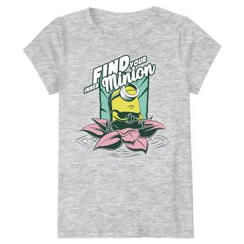 Girl's Minions: The Rise of Gru Stuart Find Your Inner Minion T-Shirt