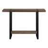CAVINAS Narrow Console Table with Storage Shelf,Modern Entryway Table with Black Metal Legs,Console Table for Living Room - 2 of 4
