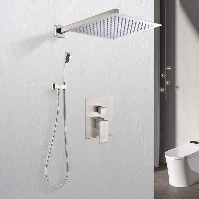 ONWITH 12" Rain Shower Head Systems Wall Mounted Shower