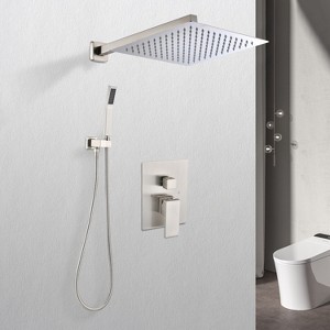 ONWITH 12" Rain Shower Head Systems Wall Mounted Shower - 1 of 4