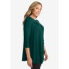 Jessica London Women's Plus Size Twist-Front Trapeze Tunic - 4 of 4