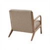 Sapphtopaz Accent Chair Upholstery Wood Frame Arm Chair Lounge Chair Living Room Chair Comfy Chair - 3 of 4