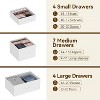 Nasitip 15 Drawers Dresser for Bedroom, 57.1''Tall Dressers & Chests of Drawers for Hallway, Entryway - 3 of 4