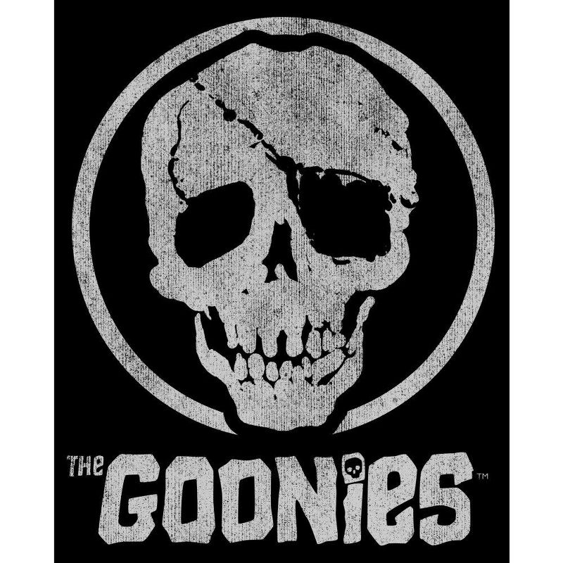 Goonies One Eyed Willy Skull Men's Maroon T-shirt, 2 of 3