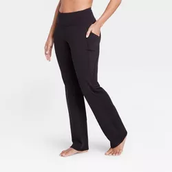 Women's Contour Curvy High-Rise Straight Leg Pants with Power Waist - All in Motion™