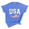 Simply Sage Market USA Arched Flag Garment Dyed Tee - 2 of 4