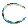 Unique Bargains Women's Classic Elegant PU Headband 6.10"x5.51" Green Blue 1 Pc - 4 of 4