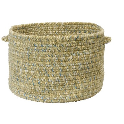Colonial Mills West Bay Utility Basket, 14 by 10-Inch, Celery Tweed