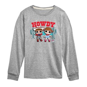 Boys' - LOL Surprise! - Howdy Neon Long Sleeve Graphic T-Shirt - 1 of 4