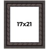 PosterPalooza | 3.5" Wide Ornate Black Picture Frame - UV Acrylic, Foam Board Backing, Hanging Hardware - 2 of 4