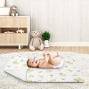 Sweet Jojo Designs Girl Baby Security Blanket Lemon Yellow Green and Beige - image 2 of 4