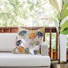 20"x20" Deny Designs Dominique Vari Words Tropical Foliage Pattern Square Outdoor Throw Pillow - 3 of 4