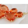 Anna-Kaci Crystal Teardrop Cluster Chunky Statement Bib Pendant Necklace - 2 of 4