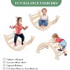 TackView Foldable Wooden Climbing Triangle Set with Ramp, Arch & Rope Ladder | Indoor Toddler Climber for Motor Skills & Balance - 4 of 4