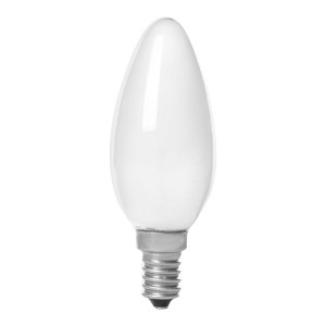Simply Conserve 40-Watt Equivalent B11 Dimmable Quickstall Contractor Pack Frosted Candelabra LED Light Bulb Soft White (60-Pack) - 1 of 4