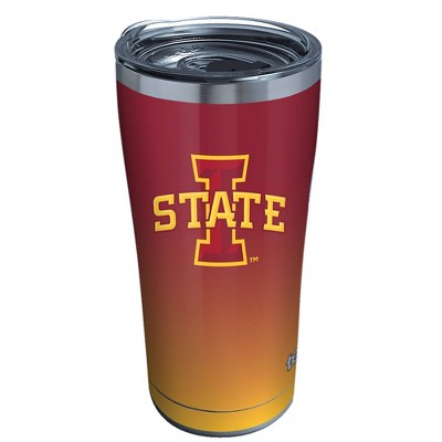 NCAA Iowa State Cyclones 20oz Ombre Stainless Steel Tumbler with Lid