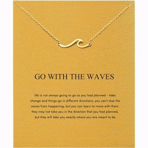 Inspirational Butterfly Compass Necklace Graduation Christmas Gift for Her Wave - 1 of 4